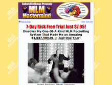 Tablet Screenshot of mlmmastermind.com